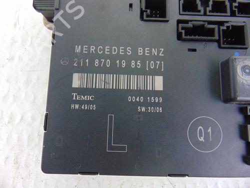 Electronic module MERCEDES-BENZ E-CLASS (W211) E 220 CDI (211.008) | BP9962406M83 