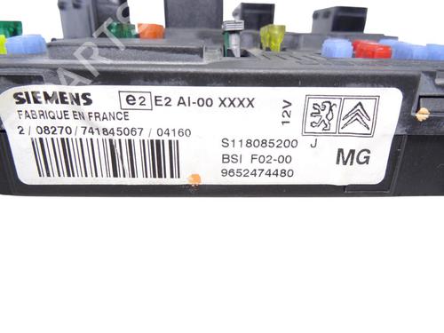 Fuse box CITROËN C3 I (FC_, FN_) 1.1 i | BP21092157E1 
