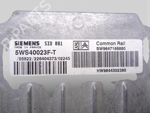 Engine control unit (ECU) CITROËN XSARA (N1) 2.0 HDi 109 | BP32323424M57