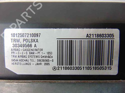 Passenger airbag MERCEDES-BENZ E-CLASS (W211) E 320 CDI 4-matic (211.089) | BP7725061C10 