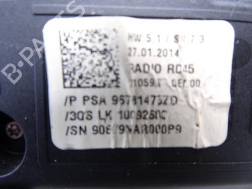 Radio PEUGEOT 308 II (LB_, LP_, LW_, LH_, L3_)  | BP19574642E6 