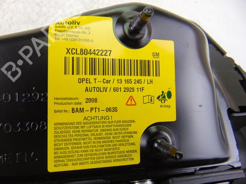 Left seat airbag OPEL ZAFIRA / ZAFIRA FAMILY B (A05) 1.9 CDTI (M75) | BP7716005C13 