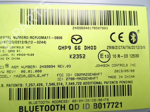 Electronic module MAZDA CX-5 (KE, GH) | BP33327431M83 - Image 4