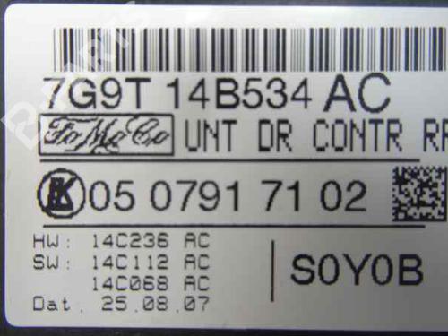 Used Comfort control module Comfort control module FORD GALAXY II (WA6) 2.0 TDCi (130 hp) 7723365 7723365