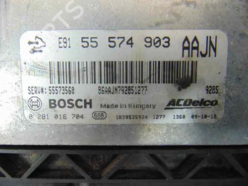 Engine control unit (ECU) OPEL INSIGNIA A Sports Tourer (G09) 2.0 CDTI (35) | BP7725846M57 