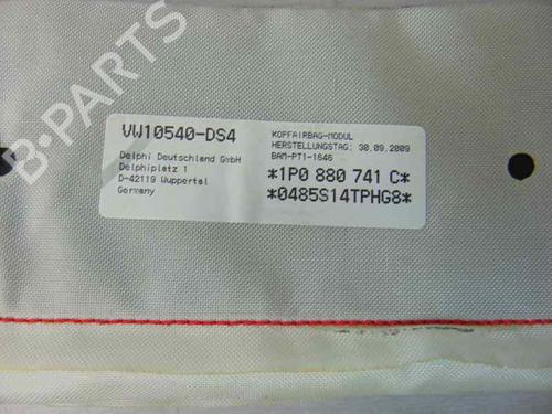 Left curtain airbag SEAT LEON (1P1)  | BP7727004C11 