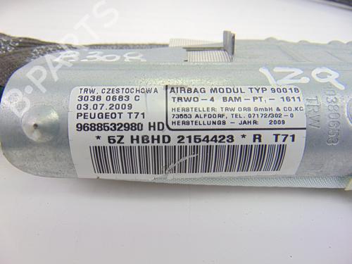 Left curtain airbag PEUGEOT 308 I (4A_, 4C_)  | BP8538673C11 