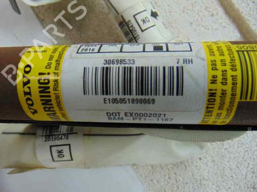 Right curtain airbag VOLVO XC90 I (275) D5 AWD | BP7728893C12 