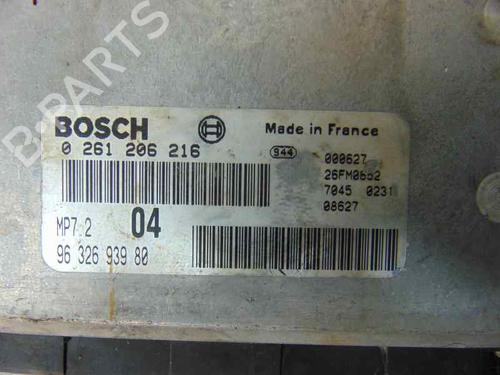 Engine control unit (ECU) PEUGEOT 206 Hatchback (2A/C)  | BP7730698M57 