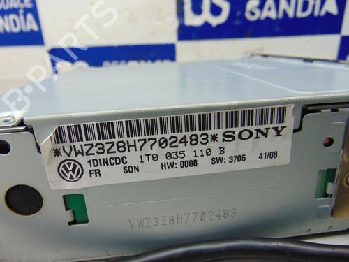 Radio VW TOURAN (1T1, 1T2) 2.0 TDI | BP7788703E6 