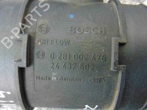 Mass air flow sensor OPEL ZAFIRA A MPV (T98) 2.0 DTI 16V (F75) | BP7726311M95 