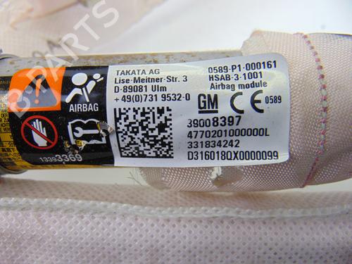 Left curtain airbag OPEL ASTRA K (B16) 1.6 CDTi (68) | BP8526056C11 