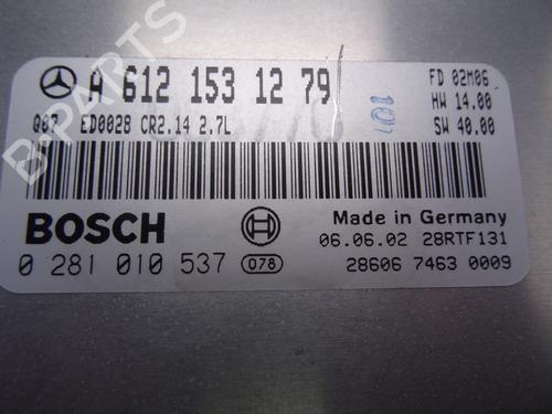 Engine control unit (ECU) MERCEDES-BENZ E-CLASS (W210) E 270 CDI (210.016) | BP17752250M57 