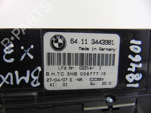 Climate control BMW X3 (E83) 2.0 d | BP7729104I5 