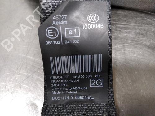 Rear left seatbelt PEUGEOT 5008 (0U_, 0E_) 1.6 BlueHDi 120 | BP27400182I29 