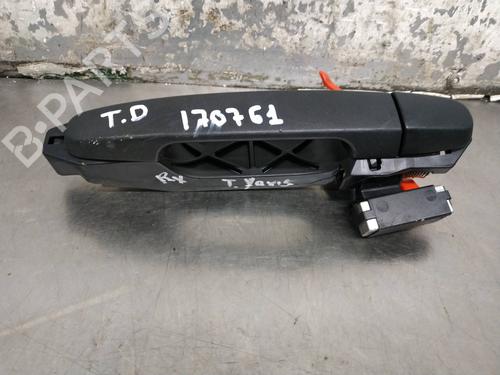 Used Rear right exterior door handle TOYOTA YARIS (_P9_) 1.4 D-4D (NLP90_, NLP90R) (90 hp) 27402157