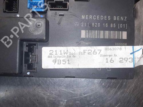 Comfort control module MERCEDES-BENZ E-CLASS (W211) E 220 CDI (211.006) | BP8140965M56 