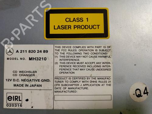 Radio MERCEDES-BENZ E-CLASS (W211) E 220 CDI (211.006) | BP27400130E6 