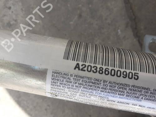 Left curtain airbag MERCEDES-BENZ C-CLASS (W203) C 220 CDI (203.008) | BP9528783C11 