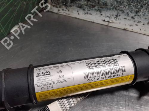 Left curtain airbag MERCEDES-BENZ S-CLASS (W220) S 400 CDI (220.028, 220.128) | BP9501540C11 