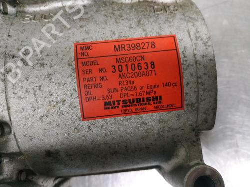 AC compressor MITSUBISHI SPACE STAR MPV (DG_A) 1.3 16V (DG1A) | BP26254575M34 