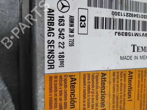 Kollisjonspute styreenhet MERCEDES-BENZ M-CLASS (W163) ML 270 CDI (163.113) | BP26246397M53