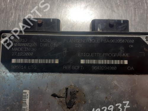 Engine control unit (ECU) CITROËN XSARA (N1) 1.9 D | BP26243962M57 