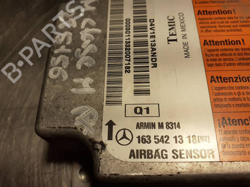 ECU airbags MERCEDES-BENZ M-CLASS (W163) ML 230 (163.136) | BP9298459M53 