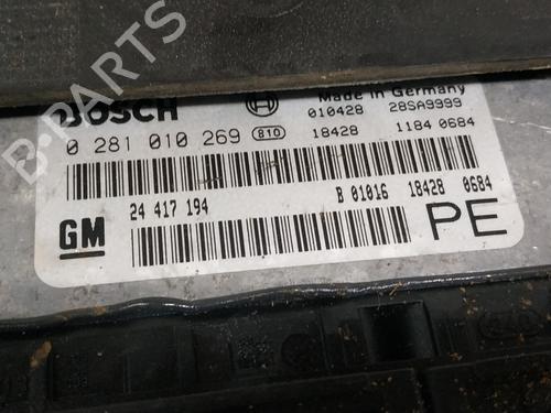 Engine control unit (ECU) OPEL VECTRA B (J96) 1.7 TD (F19) | BP26255285M57 