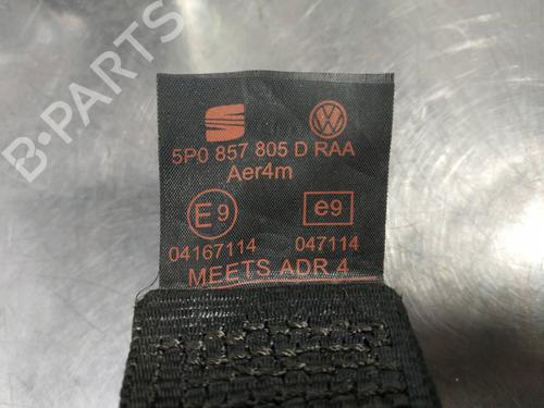 Rear right seatbelt SEAT ALTEA (5P1) 1.9 TDI | BP26243974I28 