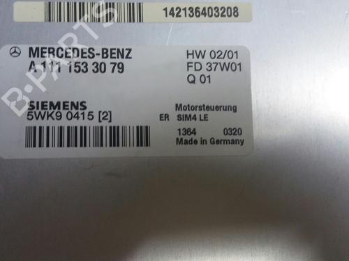 Engine control unit (ECU) MERCEDES-BENZ C-CLASS (W203) C 200 Kompressor (203.045) | BP26267428M57 