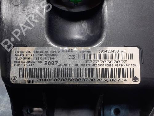 Passenger airbag MERCEDES-BENZ C-CLASS (W204) C 220 CDI (204.008) | BP9716285C10 