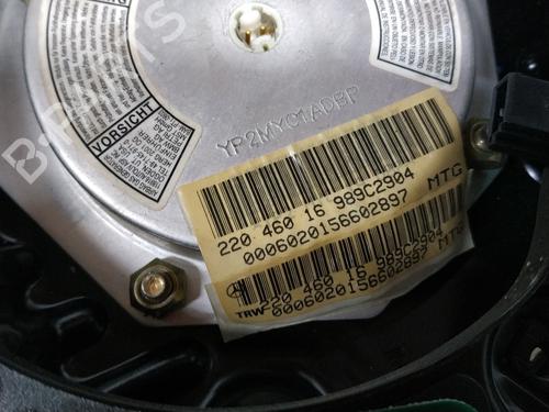 Førerens kollisjonspute MERCEDES-BENZ S-CLASS (W220) S 400 CDI (220.028, 220.128) | BP26255032C9 