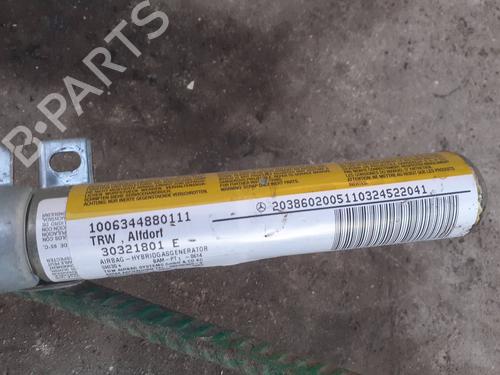 Right curtain airbag MERCEDES-BENZ C-CLASS (W203) C 220 CDI (203.008) | BP8907313C12 