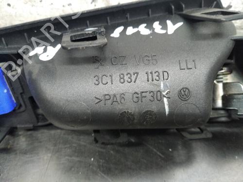Front left interior door handle VW PASSAT B6 (3C2) 2.0 TDI 16V 4motion | BP27401112I13 