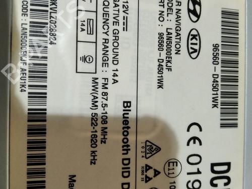 Radio KIA OPTIMA (JF) 1.7 CRDi | BP27401691E6 