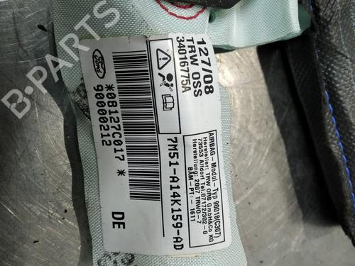 Left curtain airbag FORD FOCUS C-MAX (DM2) 1.6 TDCi | BP26254252C11 