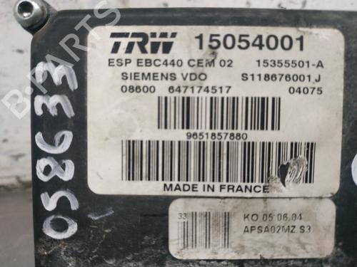 ABS pump PEUGEOT 407 SW (6E_, 6D_) 2.0 HDi | BP26256412M43 