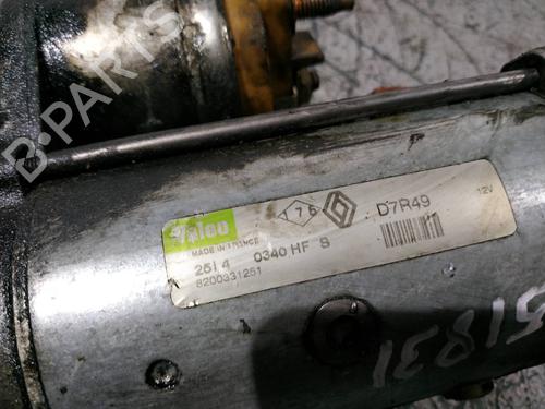 Starter RENAULT LAGUNA II (BG0/1_) 1.9 dCi (BG05) | BP26245623M8 