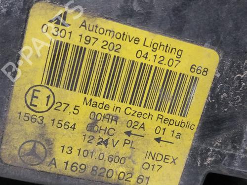 Right headlight MERCEDES-BENZ A-CLASS (W169) A 160 (169.031, 169.331) | BP26264997C29 