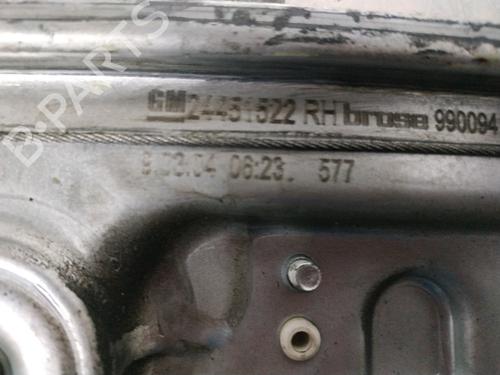 Rear right window mechanism OPEL VECTRA C GTS (Z02) 1.9 CDTI (F68) | BP27400683C25 