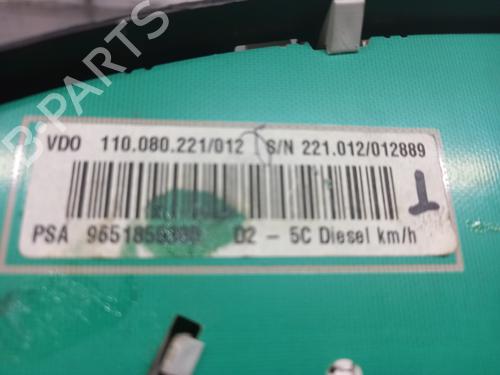 Instrument cluster PEUGEOT 407 SW (6E_, 6D_) 2.0 HDi | BP26256396C47 