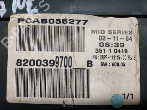 Instrument cluster RENAULT MEGANE II (BM0/1_, CM0/1_) 1.5 dCi (BM02, BM13, BM2A, CM02, CM13) | BP26263181C47 