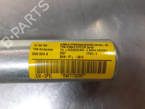 Right curtain airbag OPEL CORSA D (S07) 1.3 CDTI (L08, L68) | BP26243695C12 
