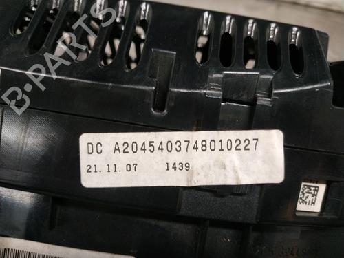Instrument cluster MERCEDES-BENZ C-CLASS (W204) C 200 Kompressor (204.041) | BP26253920C47 