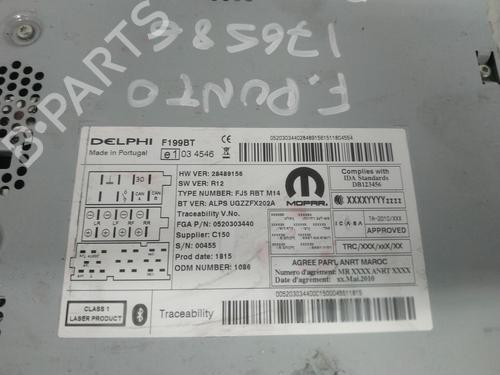 Radio FIAT PUNTO EVO (199_) 1.3 D Multijet (199AXC1A, 199BXC1A, 199AXT1A, 199BXT1A) | BP26267758E6