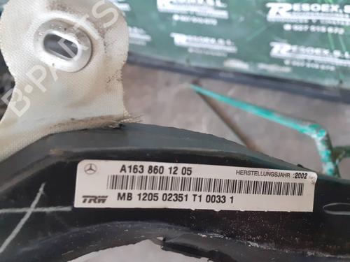 Right curtain airbag MERCEDES-BENZ M-CLASS (W163) ML 400 CDI (163.128) | BP8040167C12 
