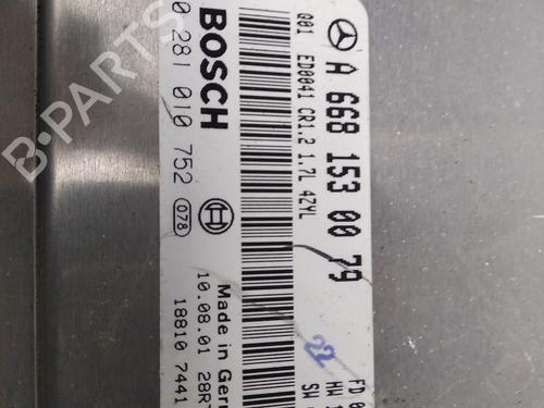 Engine control unit (ECU) MERCEDES-BENZ A-CLASS (W168) A 140 (168.031, 168.131) | BP26246950M57 