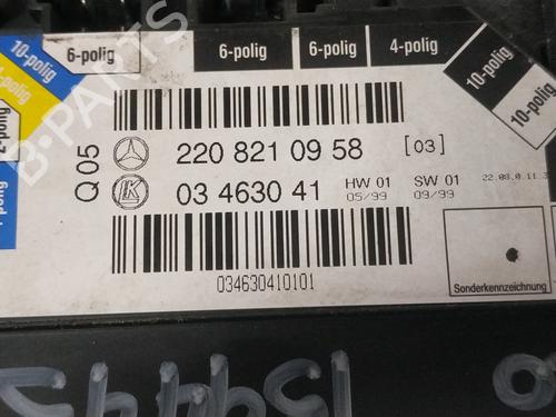 Electronic module MERCEDES-BENZ S-CLASS (W220) S 400 CDI (220.028, 220.128) | BP26255039M83 