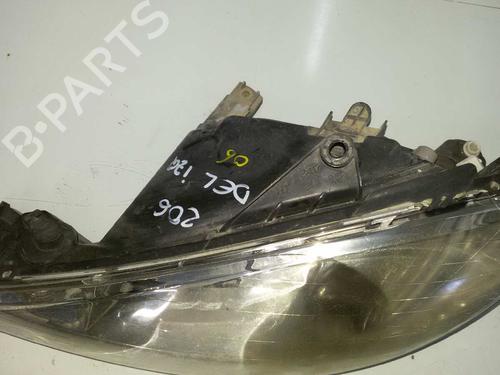 Left headlight PEUGEOT 206 Hatchback (2A/C) 1.4 HDi eco 70 | BP7930099C28 